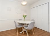Thumbnail 8 of 33 - Apartment Dining Area with Wood-Style Flooring