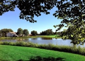 Thumbnail 8 of 14 - Lake view from indian woods apartments in Evansville