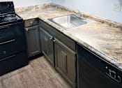 Thumbnail 7 of 12 - kitchen with dishwasher in Kettering 