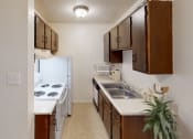Thumbnail 7 of 11 - Kitchen with Double-Bowl Sink