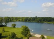 Thumbnail 19 of 23 - aerial view of lamebrton lake in northeast grand rapids