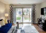 Thumbnail 2 of 23 - living room in apartment at lamberton lake 