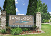 Thumbnail 23 of 23 - sign outside lamberton lake 1 and 2 bedroom apartments in grand rapids