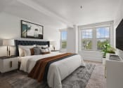 Thumbnail 4 of 29 - bedroom with a bed with big window