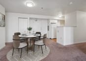 Thumbnail 11 of 29 - open floor plan with dining room and kitchen