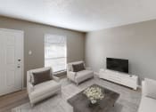 Thumbnail 4 of 11 - apartment living room with window