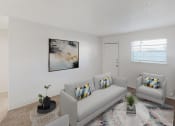 Thumbnail 2 of 11 - furnished apartment living room