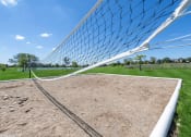 Thumbnail 14 of 15 - the net of a sand volleyball court