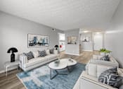 Thumbnail 1 of 20 - Large family room in apartment in Columbus, oh with updated features