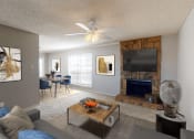 Thumbnail 1 of 29 - apartment with Fireplace