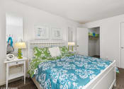 Thumbnail 6 of 12 - apartment bedroom with a closet