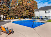 Thumbnail 19 of 28 - swimming pool at Fayetteville apartments
