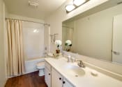 Thumbnail 5 of 32 - bathroom with a sink and a shower