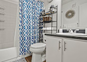 Thumbnail 11 of 25 - apartment bathroom with tub