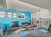 Thumbnail 12 of 25 - gym at apartment complex