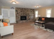 Thumbnail 20 of 32 - Clubhouse at Northwoods Apartments with fireplace