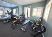 Thumbnail 20 of 33 - Weights and exercise machines at old farm shores