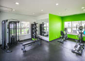 Thumbnail 7 of 15 - fitness center with weights at apartment community