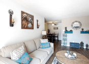Thumbnail 2 of 26 - spacious living room in apartment