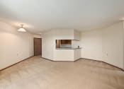 Thumbnail 11 of 35 - kitchen and dining area at rivers edge apartments