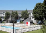 Thumbnail 1 of 19 - outdoor swimming pool at apartment complex