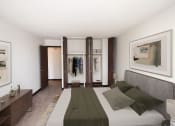 Thumbnail 9 of 22 - apartment bedroom with a closet
