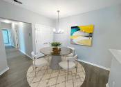 Thumbnail 2 of 39 - dining area with overhead lighting