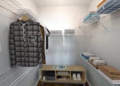 Thumbnail 12 of 39 - apartment walk-in closet at shoreline landing apartment