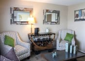 Thumbnail 1 of 31 - townhome living room with two chairs and a coffee table
