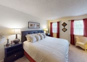 Thumbnail 10 of 10 - apartment bedroom with large windows