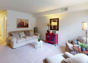 Thumbnail 6 of 10 - apartment living room with a couch