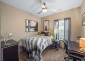Thumbnail 7 of 34 - apartments offer a bedroom with a king sized bed