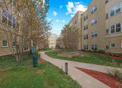 Thumbnail 32 of 34 - Interior Courtyard at Akron Apartments