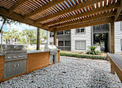Thumbnail 25 of 29 - Beautiful outdoor grilling and kitchen area at the Earl
