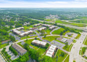 Thumbnail 31 of 31 - aerial view of Kansas City neighborhood city with building