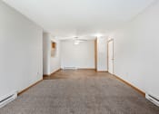 Thumbnail 4 of 23 - spacious living room with carpeting