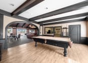Thumbnail 11 of 29 - billiard table available in clubhouse at fountain pointe clubhouse