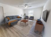 Thumbnail 2 of 25 - a living room with a couch and a table
