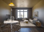 Thumbnail 4 of 23 - apartment living room with a big window