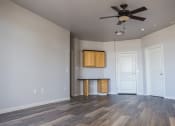 Thumbnail 2 of 23 - living room with a ceiling fan