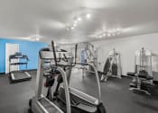 Thumbnail 20 of 31 - a gym with weights and cardio equipment at the enclave at woodbury