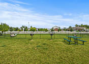 Thumbnail 29 of 39 - Grill and Picnic Areas at Creekside at Taylor Square Apartments