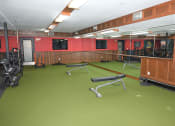 Thumbnail 13 of 28 - a view of the weights area in the gym