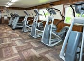 Thumbnail 10 of 28 - a row of elliptical machines in a fitness room