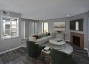 Thumbnail 4 of 22 - apartment living room in Little Rock