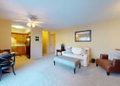 Thumbnail 3 of 15 - living room at Village Royale Apartments