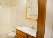 Thumbnail 13 of 30 - Full bathroom at willow crossings apartments