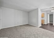 Thumbnail 2 of 12 - apartment living room with white walls