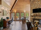 Thumbnail 18 of 31 - Clubhouse with Fireplace