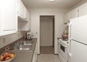 Thumbnail 1 of 13 - Kitchen in a windsor gates aparmtnets with double sink